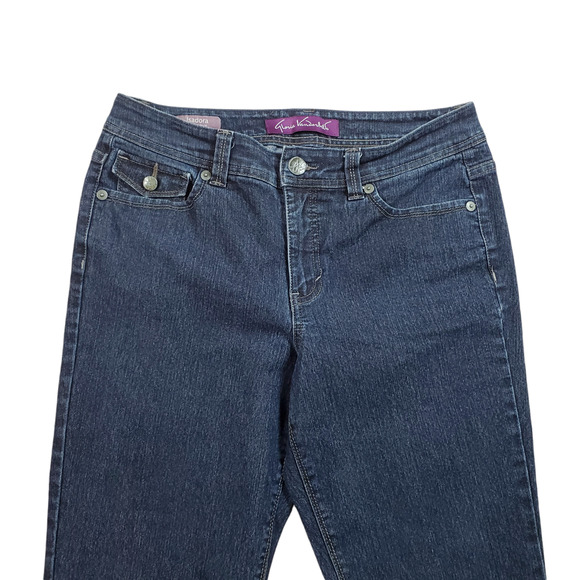 Gloria Vanderbilt Isadora Jeans Womens 10 Bootcut Button Flap Pockets Cowgirl - Picture 2 of 8